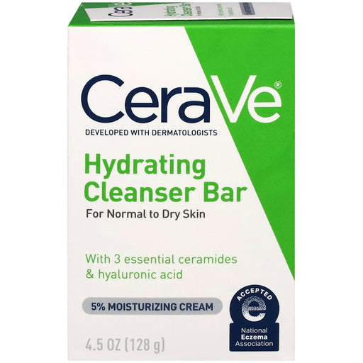 CeraVe CeraVe 5% Moisturizing Cream Hydrating Cleanser Bar 4.5 Oz Facial Cleansers