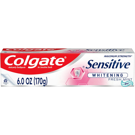 Colgate Colgate Sensitive Toothpaste Maximum Strength With Whitening - Fresh Mint Gel - 6oz Toothpaste