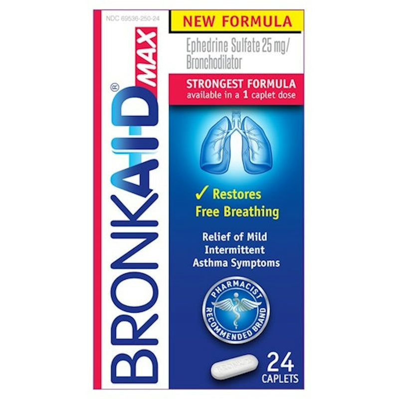 Bronkaid Bronkaid Max, 25 Mg, 24 Caps Medicine & Drugs