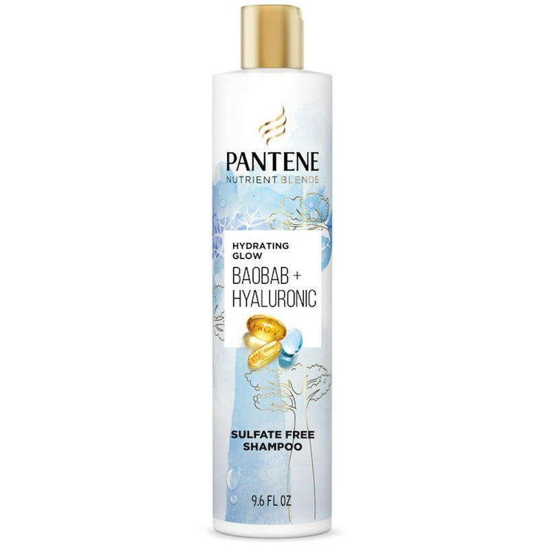 Pantene Pantene Hydrating Glow With Baobab Essence Shampoo, Sulfate & Silicone-Free, 9.6 Fl Oz Shampoo