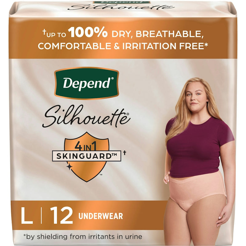 Depend Depend Silhouette Adult Incontinence & Postpartum Bladder Leak Underwear For Women Underwear