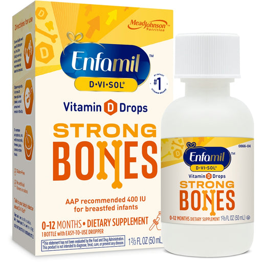 Enfamil Enfamil D-Vi-Sol Vitamin D Supplement Drops For Infants 50 Ml Dropper Bottle Vitamins & Supplements