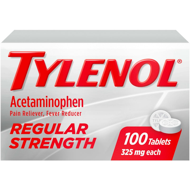 Tylenol Tylenol Pain Reliever/Fever Reducer, Regular Strength, 325 Mg, Tablets Health & Beauty