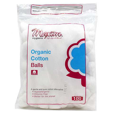 Maxim Maxim Hygiene Products, Organic Cotton Balls Cotton Balls