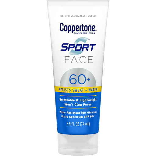 Coppertone Coppertone Face Broad Spectrum Spf 60+ Sunscreen Lotion 2.5 Fl Oz Lotion & Moisturizer