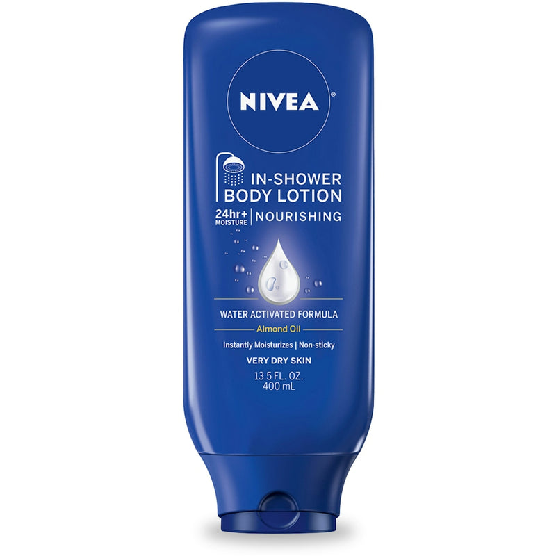 Nivea Nivea Nourishing Almond Oil In Shower Body Lotion 13.5 Fl. Oz. Bottle Lotion & Moisturizer