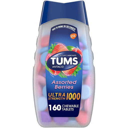 Tums Tums® Ultra Strength 1000 Chewable Antacid – Assorted Berries Flavor Health & Beauty