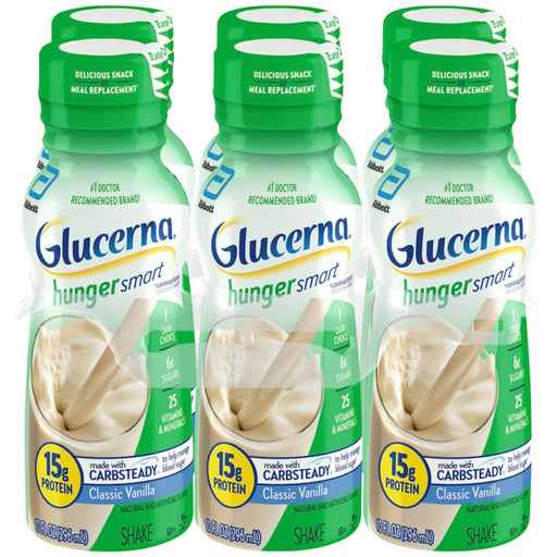 Glucerna Glucerna Hunger Smart Homemade Vanilla Shake 6-10 Fl Oz Bottles Fitness & Nutrition