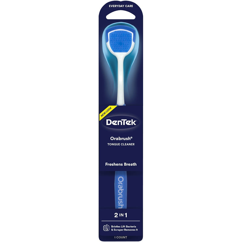 Orabrush Orabrush DenTek Fresh Breath Tongue Cleaner ( Discontinued ) Health & Beauty Midnight Blue