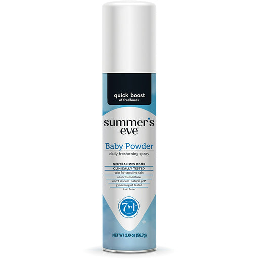 Summer's Eve Summer's Eve Feminine Deodorant Spray, Baby Powder, 2 Oz Health & Beauty
