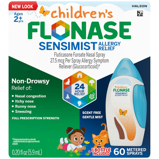 Flonase Flonase Children's Sensimist 24hr Allergy Relief Nasal Spray, Gentle Mist, Scent-Free, 60 Sprays Health & Beauty