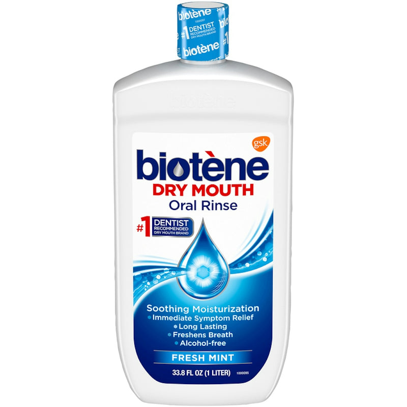 Biotene Biotene Oral Rinse Mouthwash For Dry Mouth, Fresh Mint - 33.8 Fl Oz Mouthwash