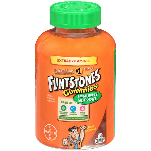 Flintstones Flintstones Childrens Multivitamins  Immunity Support Gummies 150Ct Vitamins & Supplements