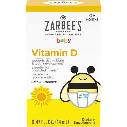 Zarbee's Zarbee's Naturals Baby Vitamin D Supplement, 0.47 Fl Oz Vitamins & Supplements