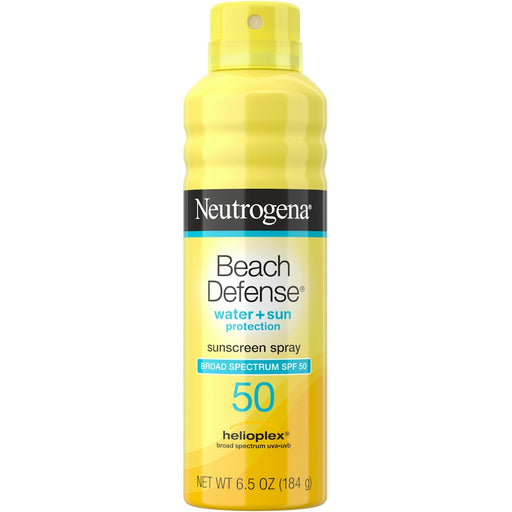 Neutrogena Neutrogena Beach Defense Water + Sun Protection Sunscreen Spray Broad Spectrum SPF 50 Sunscreen Khaki