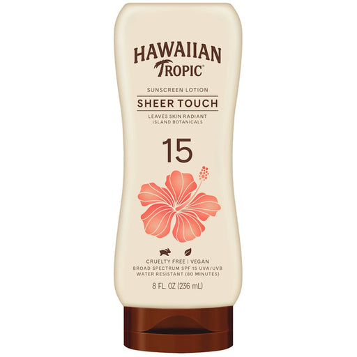 Hawaiian Tropic Hawaiian Tropic Sheer Touch Ultra Radiance Lotion Sunscreen Broad Spectrum SPF 15 - 8 Ounces Sunscreen