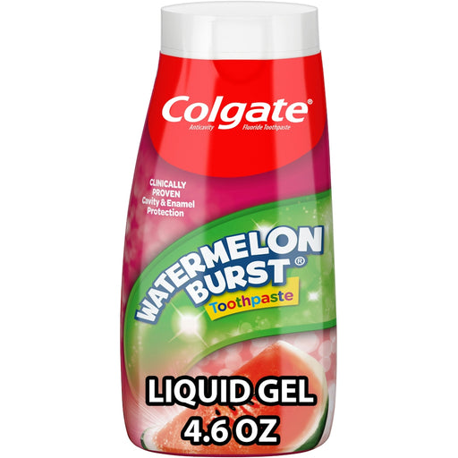 Colgate Colgate Kids Fluoride Toothpaste Liquid Gel Watermelon Burst - 4.6 Oz Toothpaste