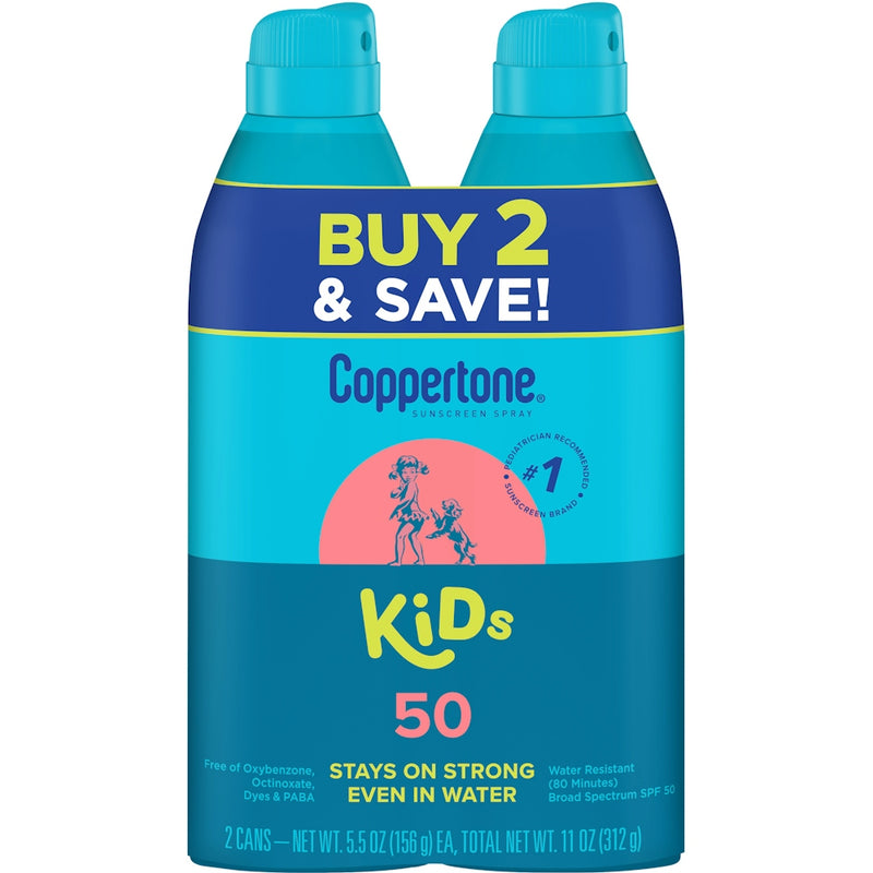 Coppertone Coppertone Sunscreen Spray, Kids, Broad Spectrum SPF 50 Sunscreen