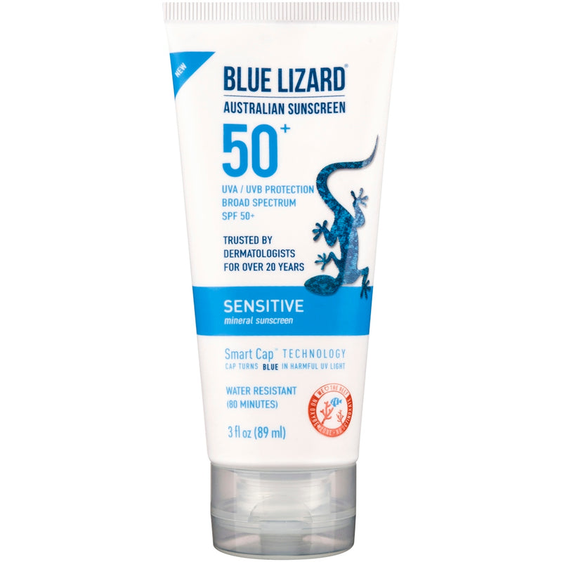 Blue Lizard Blue Lizard Sensitive Sunscreen Tube - SPF 50 - 3 Fl Oz Sunscreen