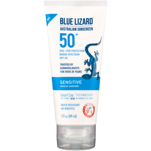 Blue Lizard Blue Lizard Sensitive Sunscreen Tube - SPF 50 - 3 Fl Oz Sunscreen