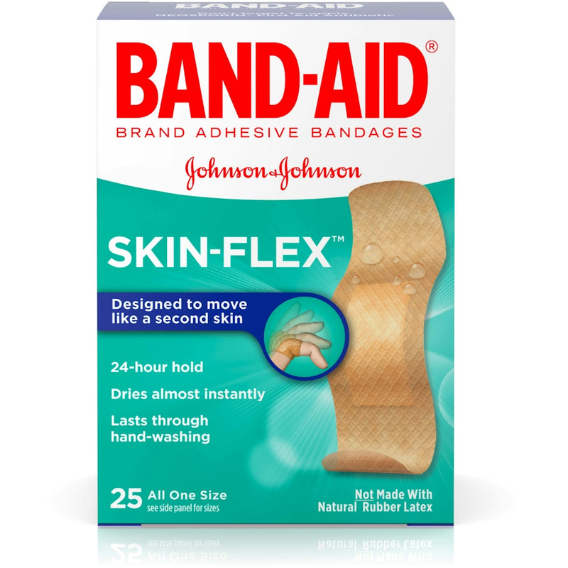 Band-Aid Brand Band-Aid Brand Sterile Skin-Flex Adhesive Active Bandages For First & Wound Care Of Minor Cuts, Scrapes & Burns, Lightweight, Comfortable & Durable Second Skin Feeling, One Size First Aid