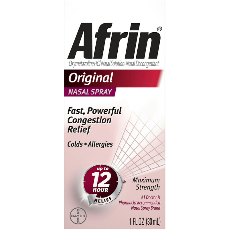 Afrin Afrin Original Maximum Strength Nasal Spray 1 Fl Oz Health & Beauty