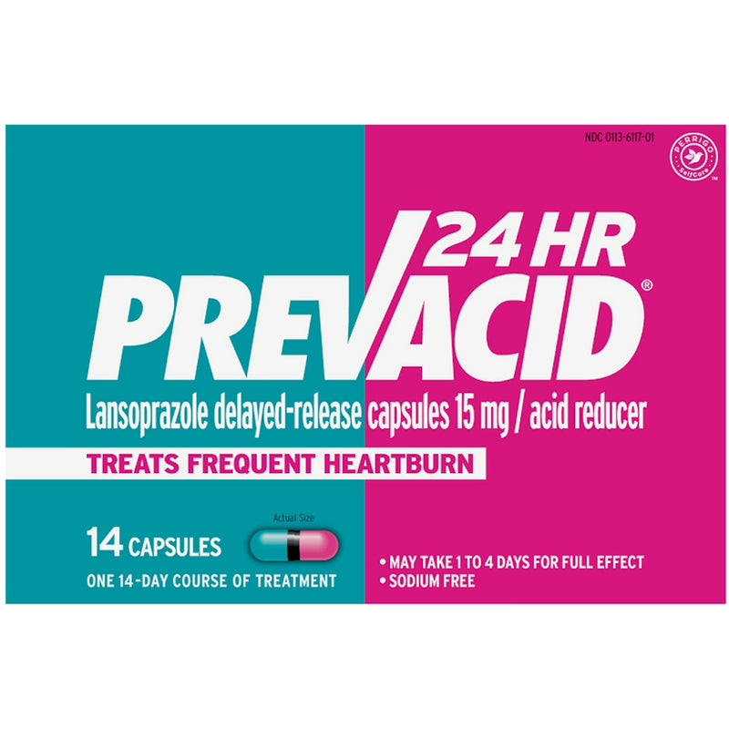Prevacid Prevacid 24HR Lansoprazole Delayed-Release Capsules 15 mg/Acid Reducer Health & Beauty