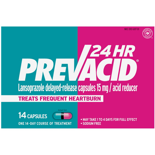 Prevacid Prevacid 24HR Lansoprazole Delayed-Release Capsules 15 mg/Acid Reducer Health & Beauty