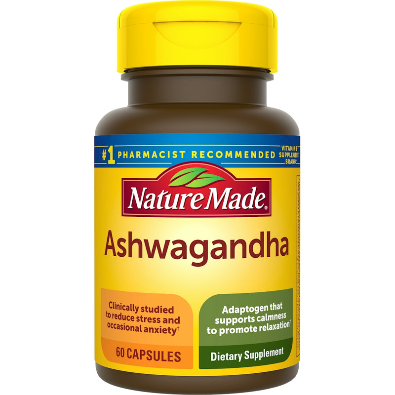 Nature Made Nature Made Ashwagandha Capsules - 60ct Vitamins & Supplements