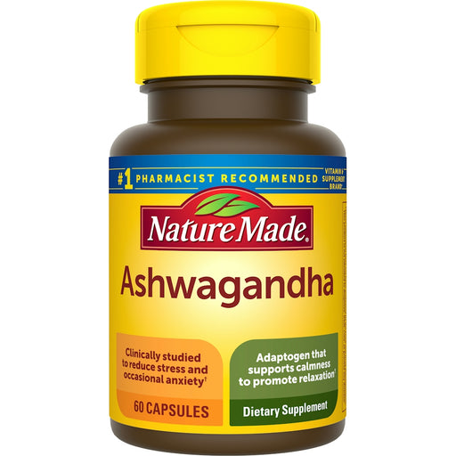 Nature Made Nature Made Ashwagandha Capsules - 60ct Vitamins & Supplements