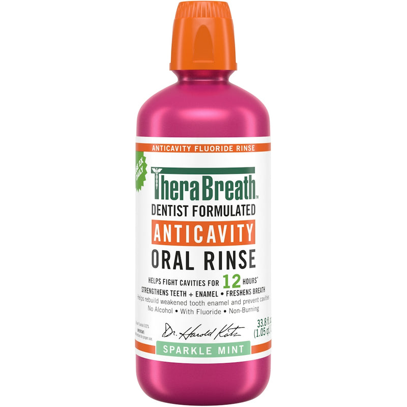 TheraBreath TheraBreath Healthy Smile Sparkle Mint Oral Rinse, 16 Fl Oz Mouthwash