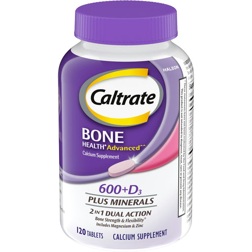 Caltrate Caltrate Bone Health Advanced 600Mg  Plus D3 Plus Minerals Tablets 120Ct Vitamins & Supplements