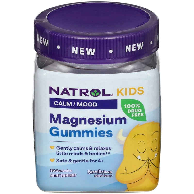 Natrol Natrol Kids Magnesium, Calm/Mood, Gummies, Razzilicious Vitamins & Supplements