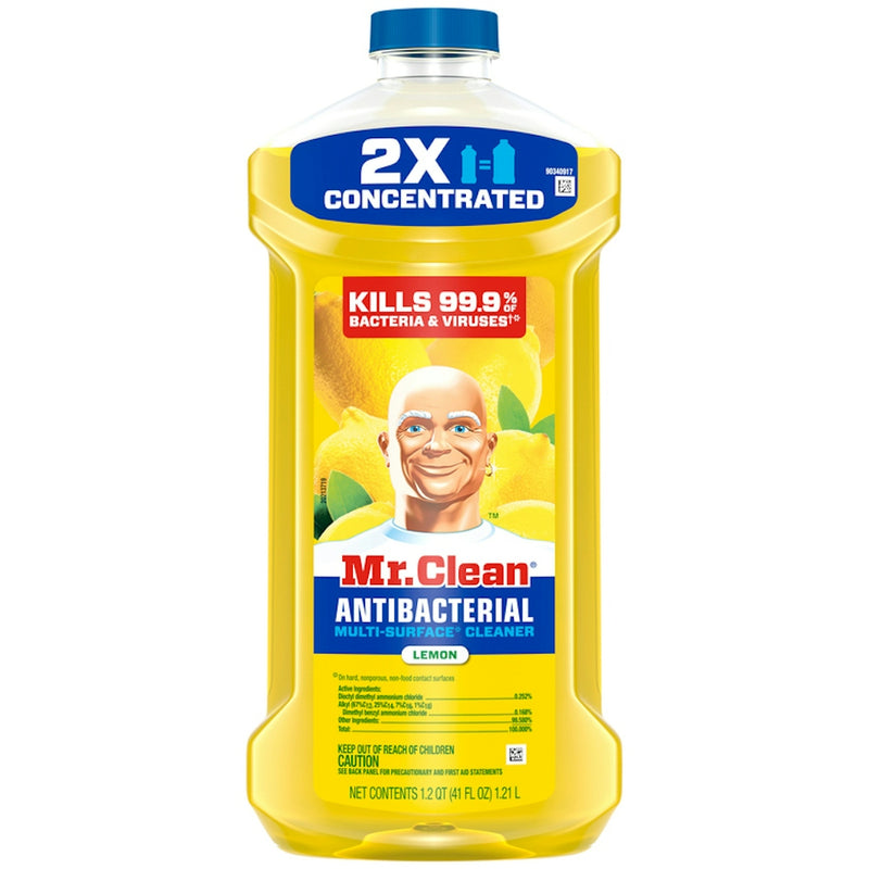Mr. Clean Mr. Clean Antibacterial Lemon Multi Surface Cleaner 41 Fl Oz Saxophone Care & Cleaning White Smoke