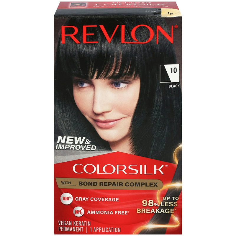 Revlon Revlon Beautiful Color Permanent Hair Color, 010 Black, 1 Hair Color