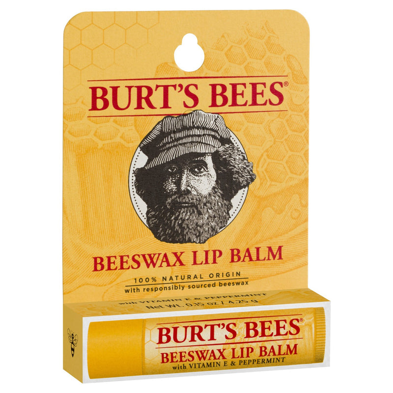 Burt's Bees Burt's Bees 100% Natural Origin Moisturizing Lip Balm, Original Beeswax, 0.15 Ounce Tube Lip Balms & Treatments