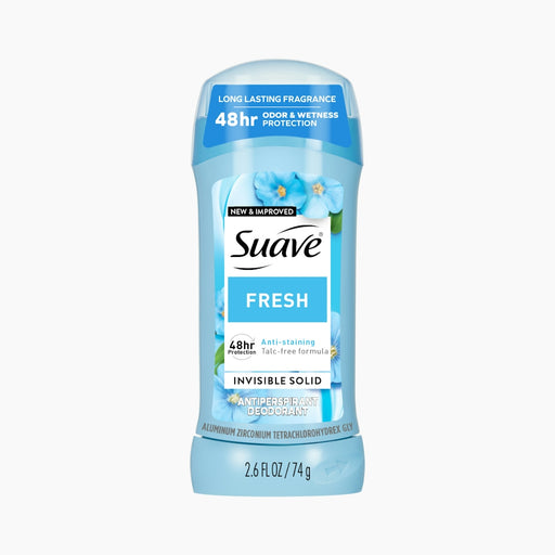 Suave Suave Antiperspirant Deodorant, Invisible Solid, Fresh 2.6 Fl Oz Deodorant