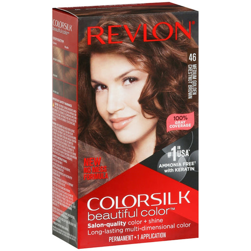 Revlon Revlon Permanent Hair Color, Medium Golden Chestnut Brown 46 Hair Color