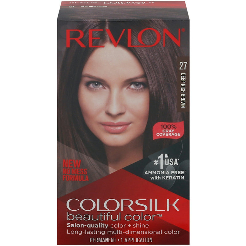 Revlon Revlon Permanent Hair Color, Deep Rich Brown 27 Hair Color