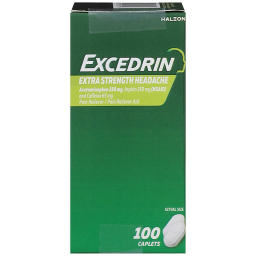 Excedrin Excedrin Extra Strength Caplets For Headache Pain Relief Health & Beauty