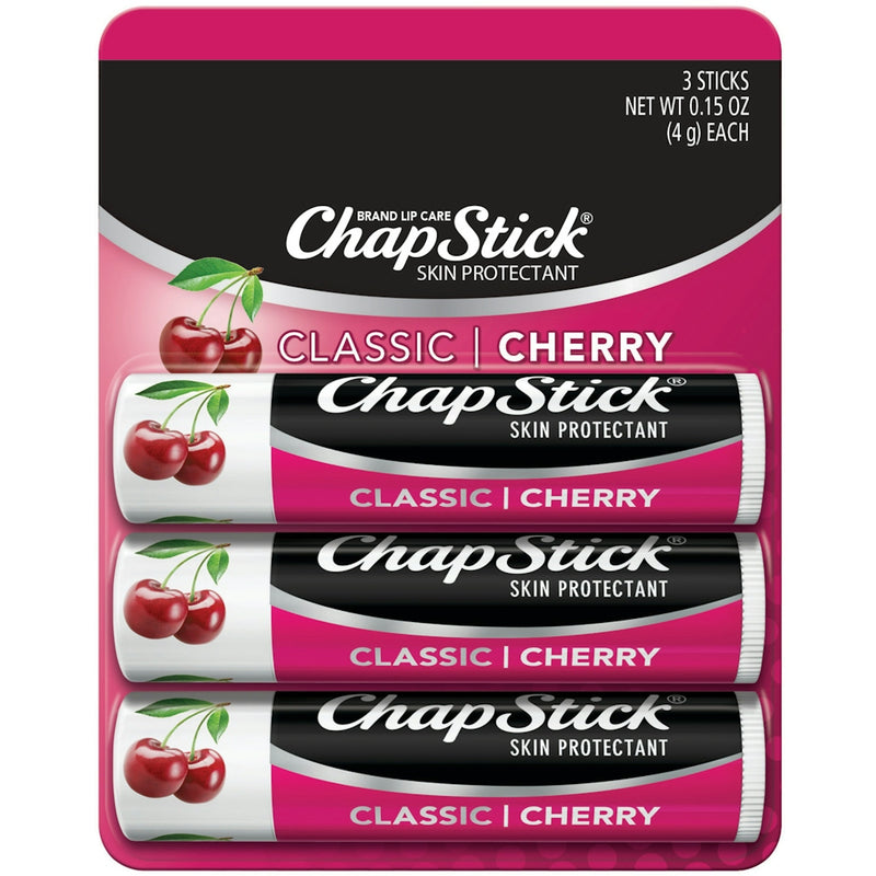 ChapStick ChapStick Classic Cherry Skin Protectant  3- 0.15 Oz Sticks Lip Balms & Treatments