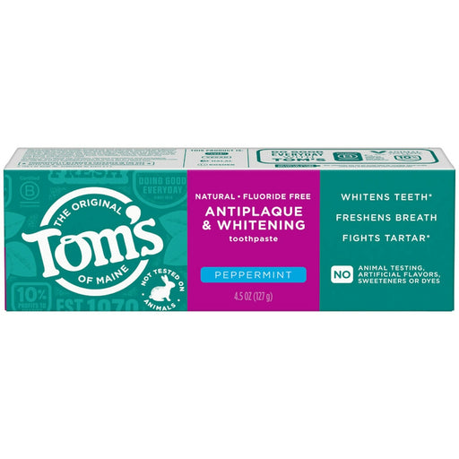 Tom's Tom's Of Maine Antiplaque & Whitening Peppermint Toothpaste Toothpaste