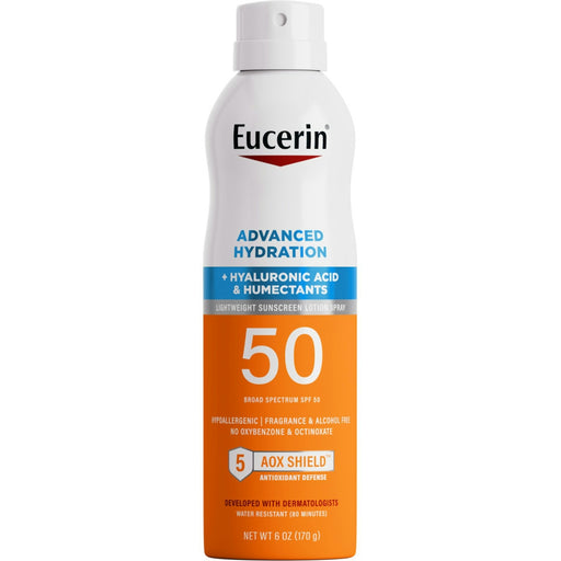 Eucerin Eucerin Advanced Hydration Sunscreen Spray - SPF 50 - 6oz Sunscreen