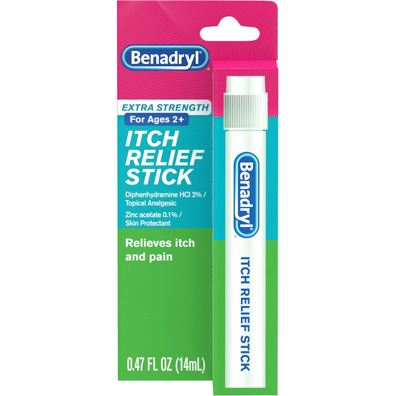 Benadryl Benadryl Extra Strength Itch Relief Stick - 0.47 oz - Topical Antihistamine & Analgesic Medicine & Drugs