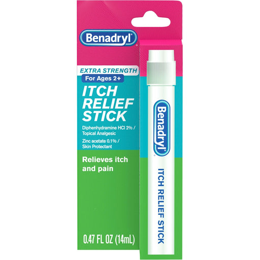 Benadryl Benadryl Extra Strength Itch Relief Stick - 0.47 oz - Topical Antihistamine & Analgesic Medicine & Drugs