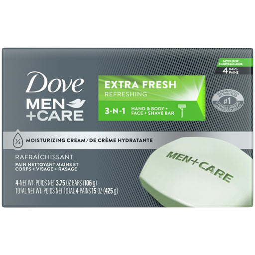 Dove Dove Men+Care Extra Fresh Body And Face Bar Soap Bath & Body
