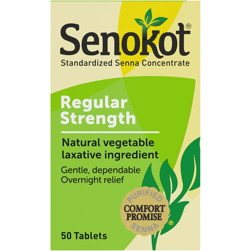 Senokot Senokot Regular Strength Natural Vegetable Laxative Ingredient Tablets, Senna Concentrate, Gentle Relief From Occasional Constipation Health & Beauty