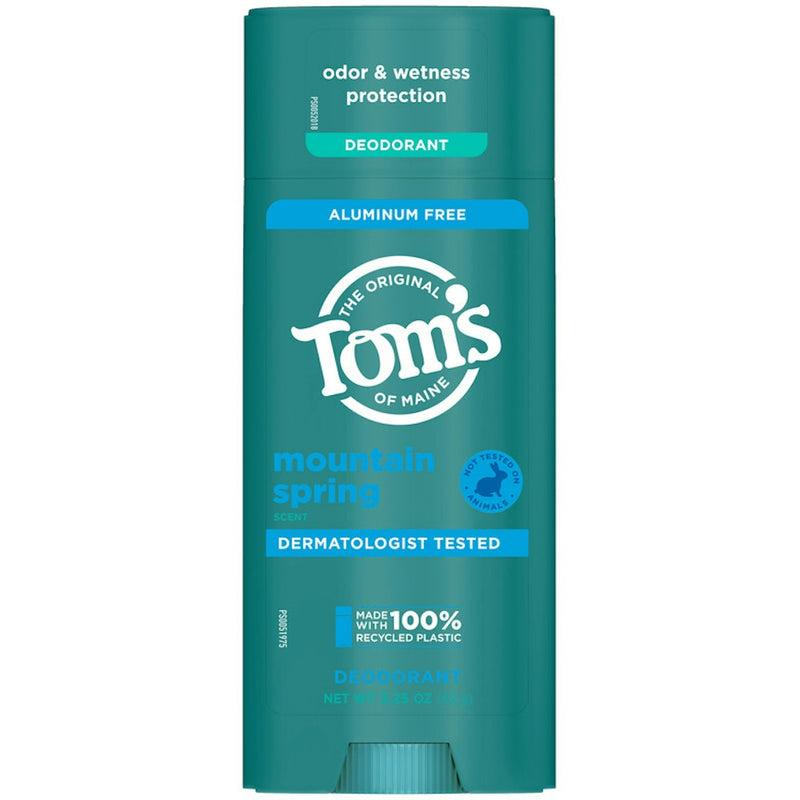Tom's of Maine Tom's of Maine Deodorant, Mountain Spring Scent, Aluminum Free Deodorant
