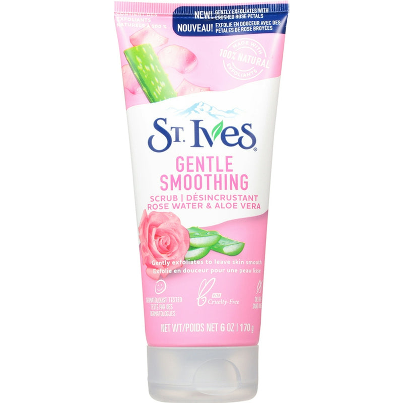 St. Ives St. Ives Gentle Smoothing Face Scrub Rose Water & Aloe Vera, 6 Oz Scrubs