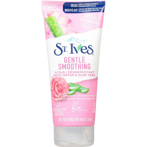 St. Ives St. Ives Gentle Smoothing Face Scrub Rose Water & Aloe Vera, 6 Oz Scrubs